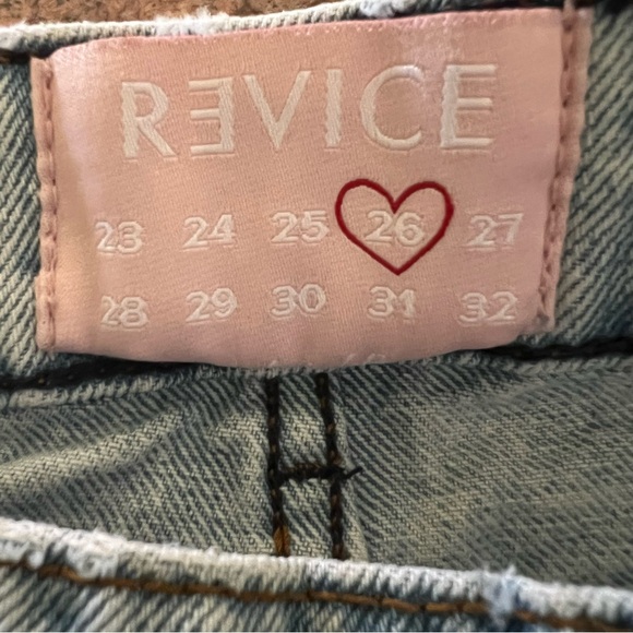 REVICE 90's Ex Boyfriend Button Fly High Rise Straight Relaxed Jeans Size 26x28 - Picture 4 of 8
